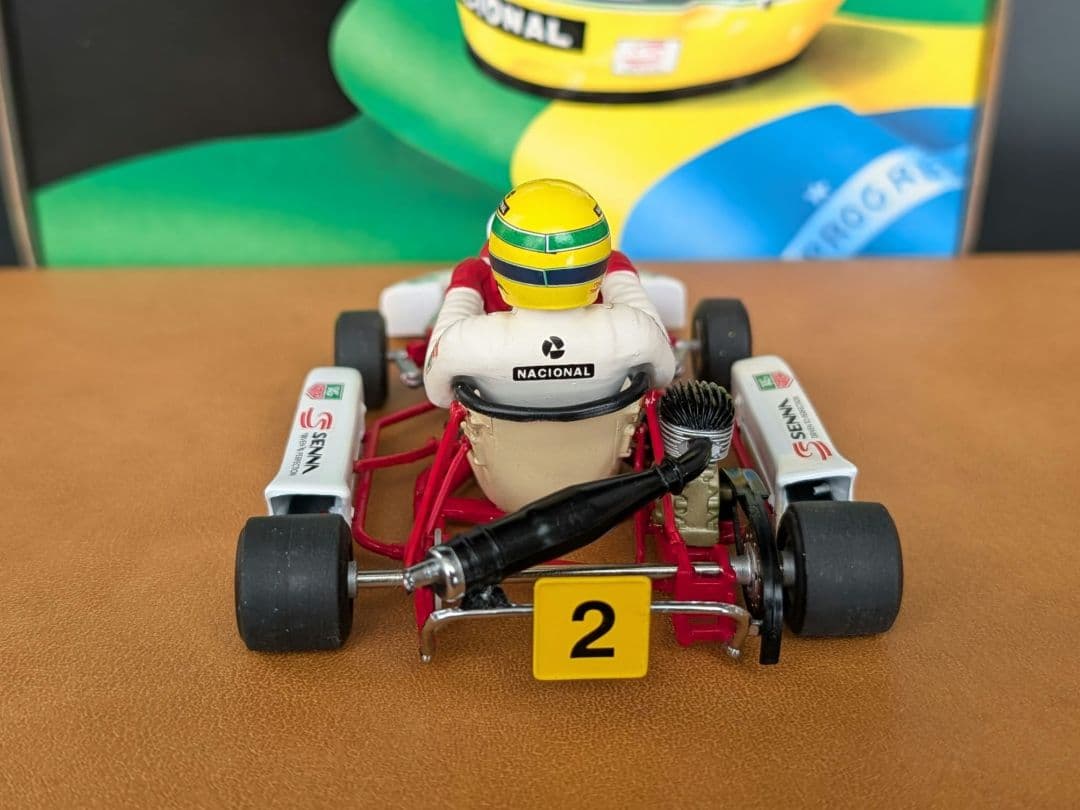 ミニチャンプス 1/18 A.セナ Kart Paris-Bercy 1993
