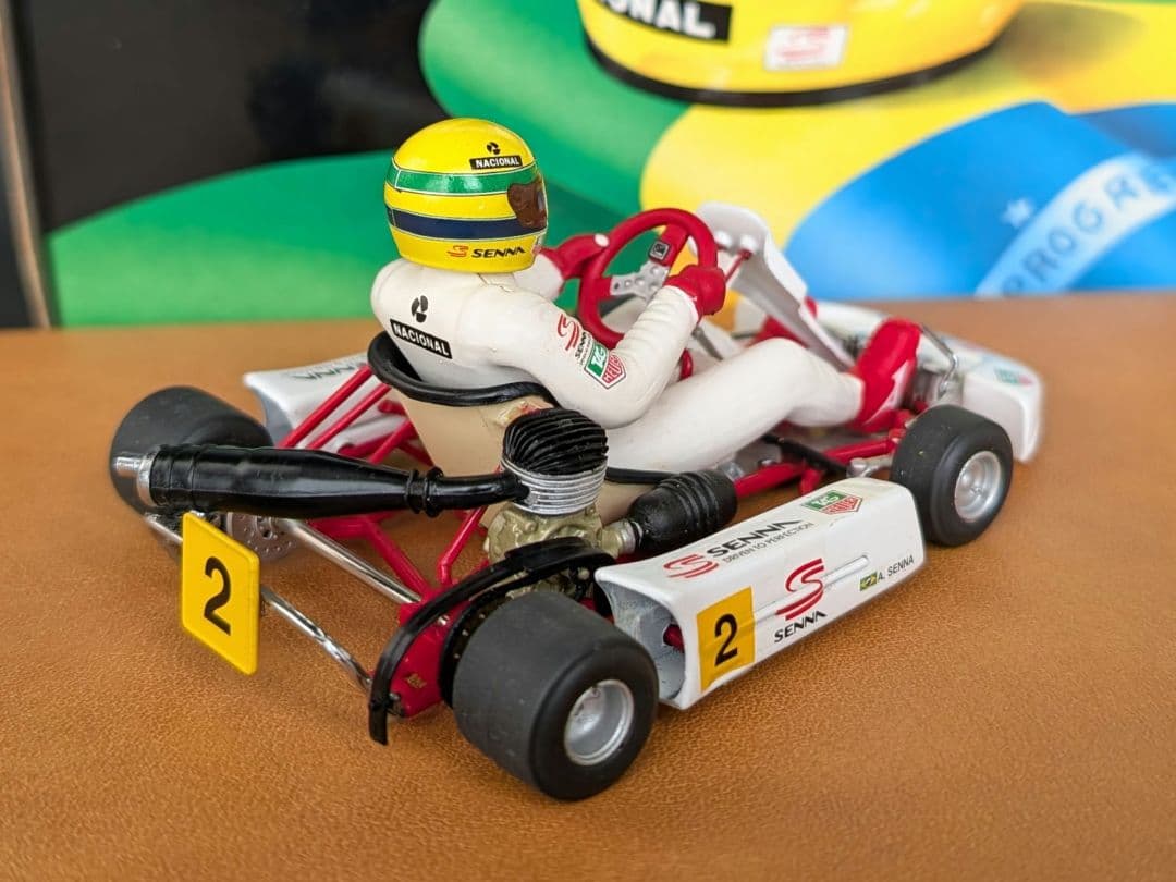 ミニチャンプス 1/18 A.セナ Kart Paris-Bercy 1993