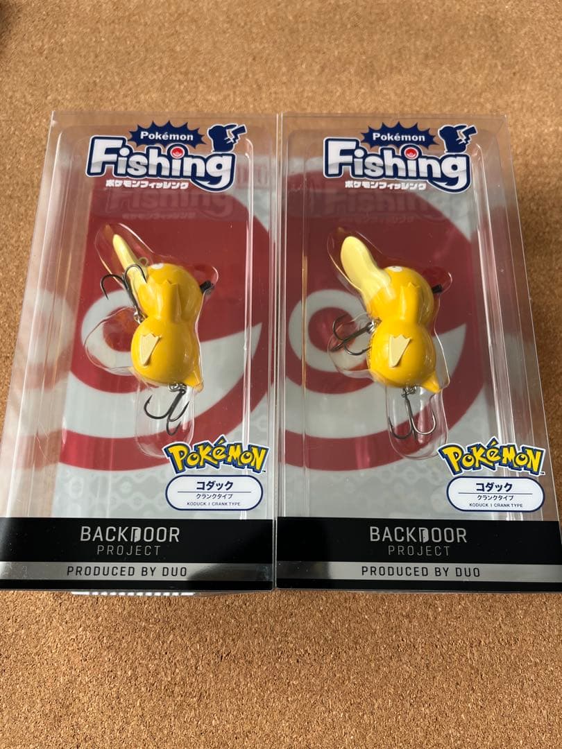 デュオ　ポケモンフィッシング　ポケモンルアー　コダック　2個