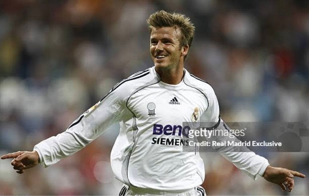 ベッカム　ユニフォーム　レアルマドリード　イングランド代表　選手支給　アディダス