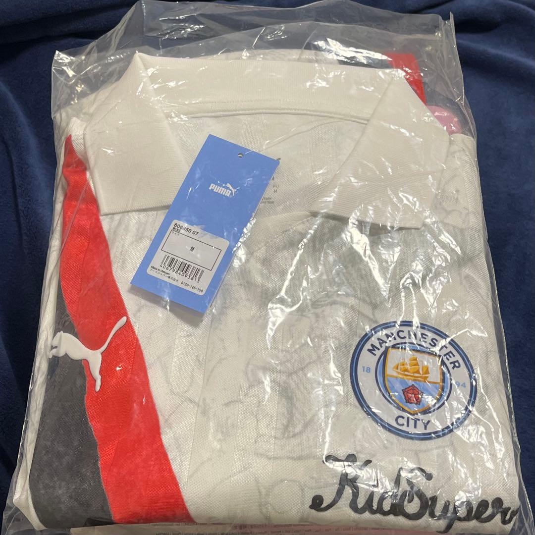 新品 未開封 KIDSUPER X マンチェスターシティ 長袖レトロシャツ