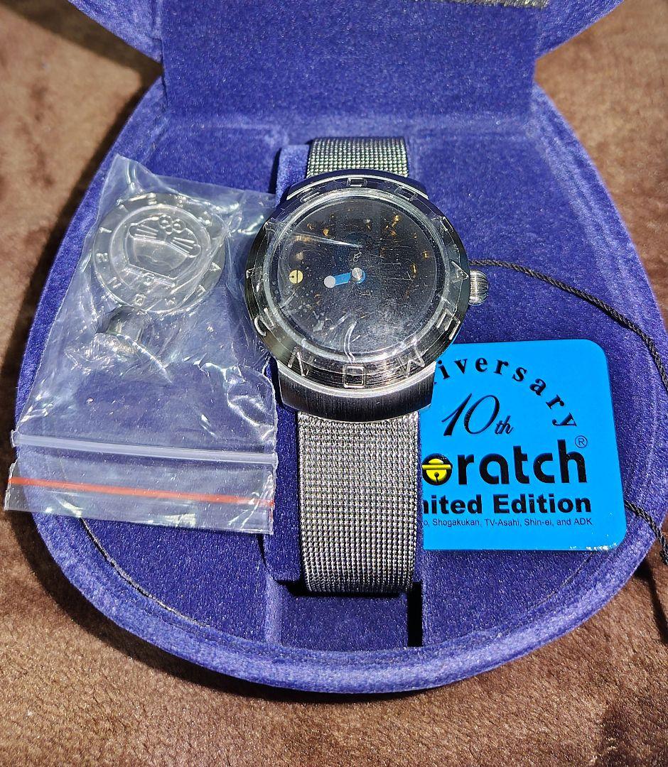 ドラえもん ドラッチ 腕時計 2006 10周年記念 HALF SKELETON