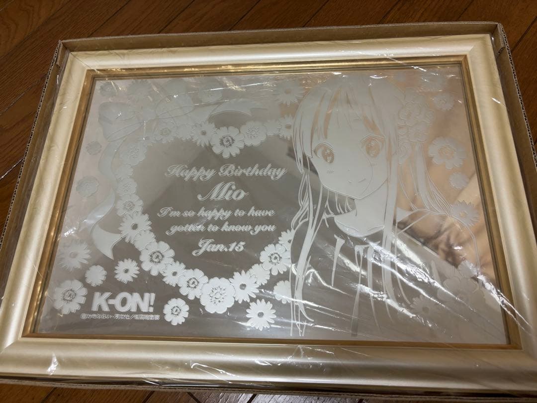 K-ON! Mio 誕生日【彫刻】けいおん！秋山澪　オリジナルミラーボード