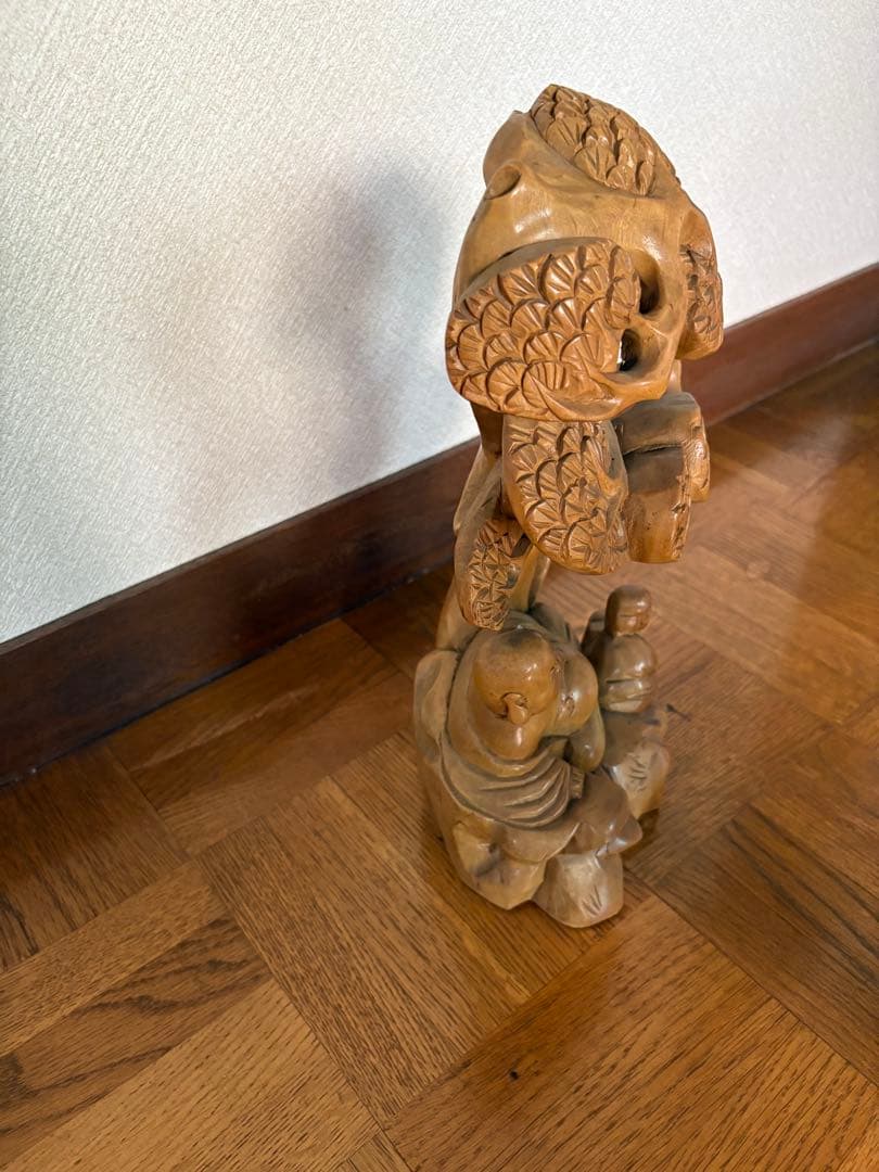 木彫り　木製　置物