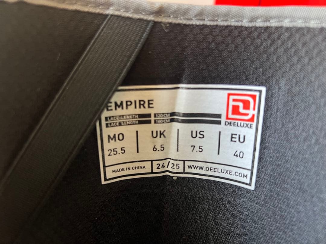 DEELUXE EMPIRE 24-25 STAGE4インナー 25.5cm