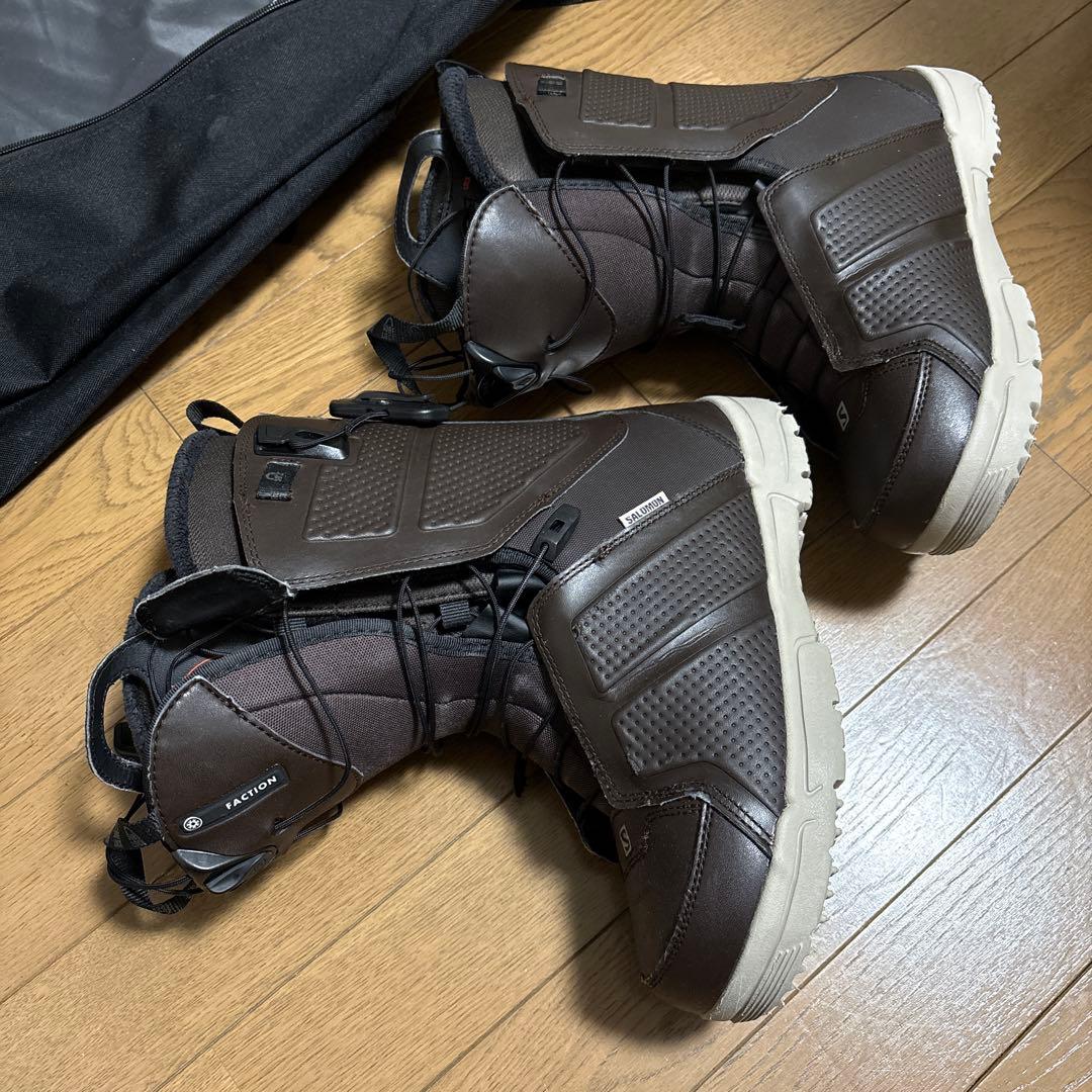 【板ケース付】Salomon faction 25.5cm スノーボードブーツ