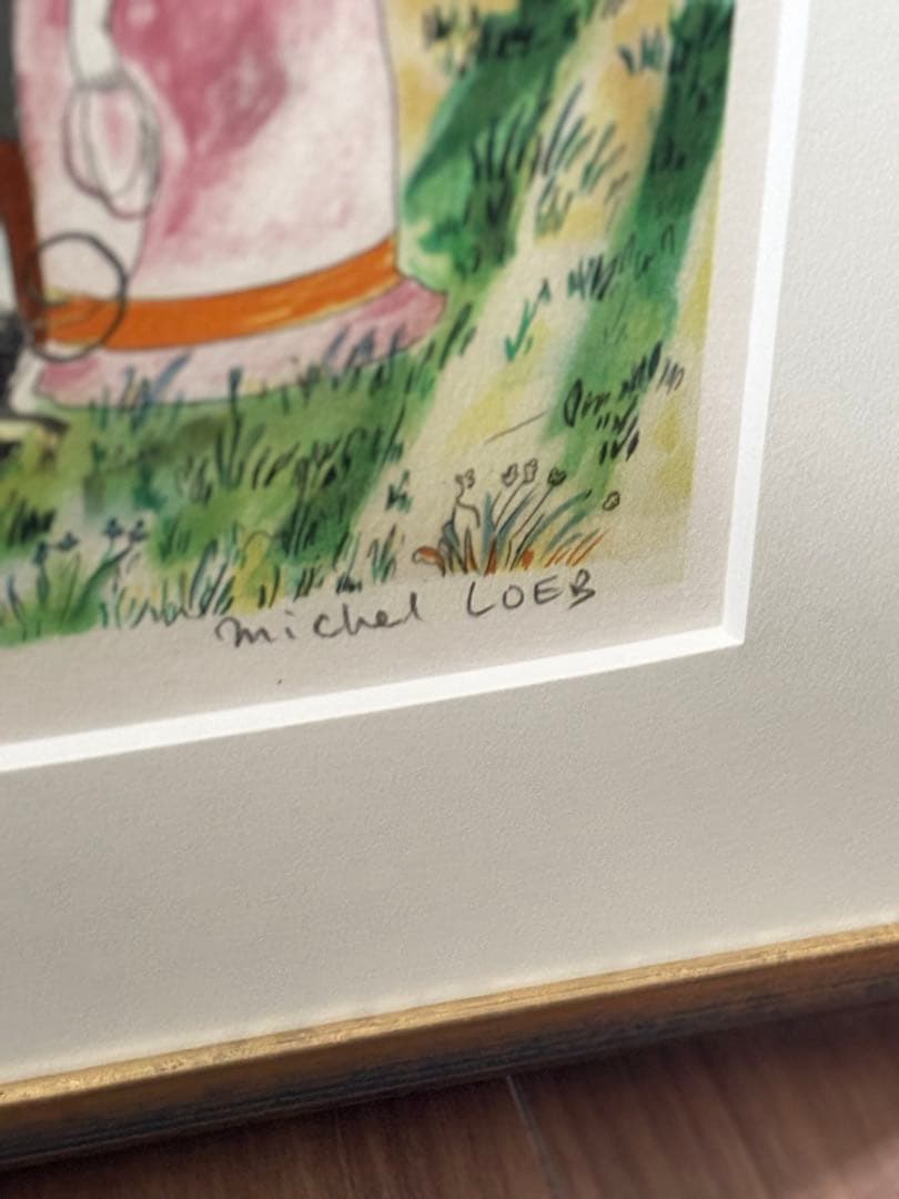 ミッシェル・ロブ　『初夏』　リトグラフ37/90/サイン付き