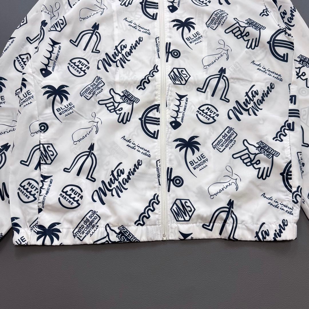 極美品✨ムータマリン ランダムロゴ ジップパーカー セットアップ XL