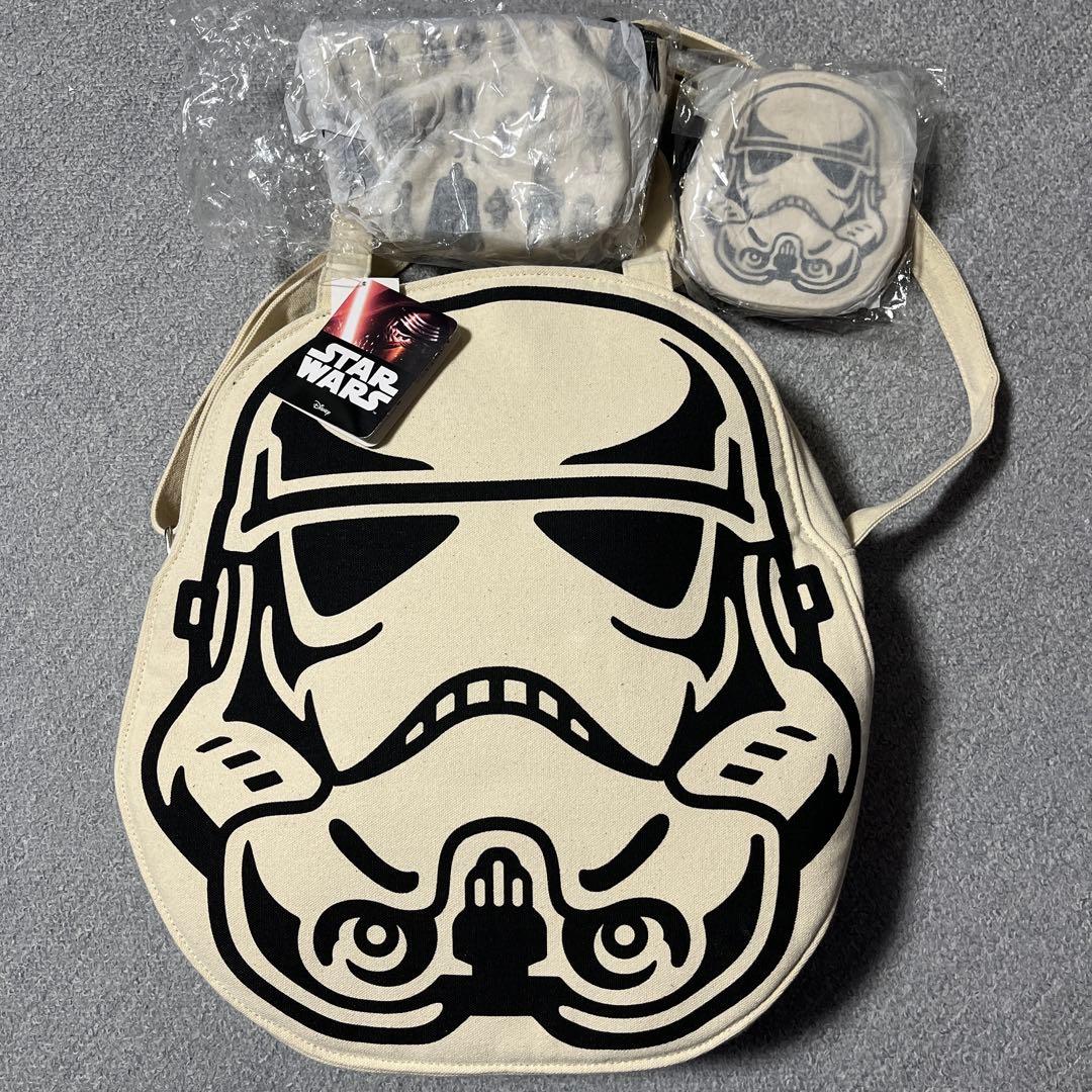 スターウォーズパック／ストームトルーパー　トートバッグ　ポーチ　パスケース　3点