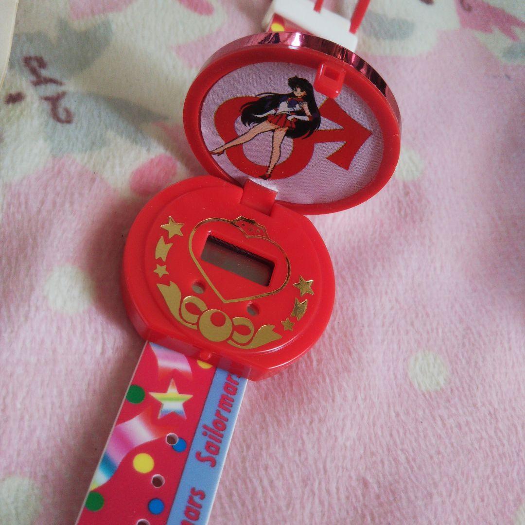 未使用美品セーラームーンキャラモーメント腕時計当時品平成レトロ魔女っ子玩具マーズ