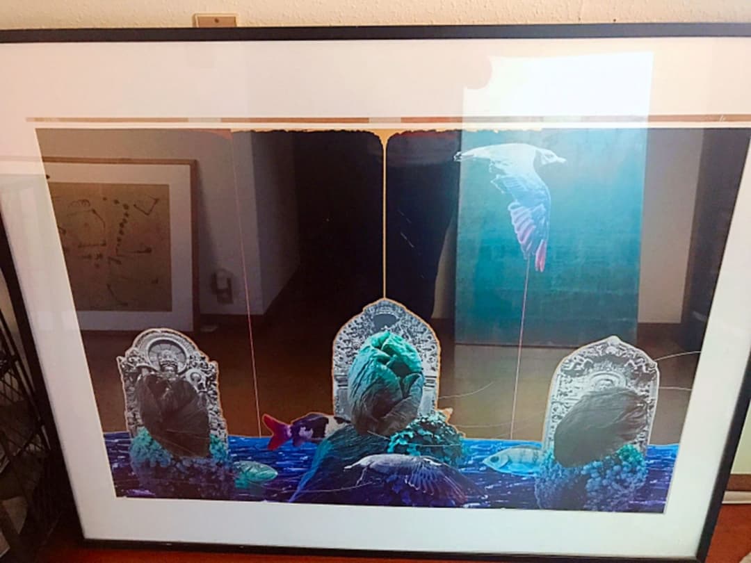 絵画　「仏陀の風景　遊行と漂泊」アート　芸術