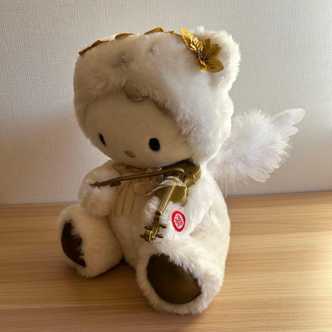 【動作品】　ハローキティー　KTファイバードール　バイオリン　当時物　レア