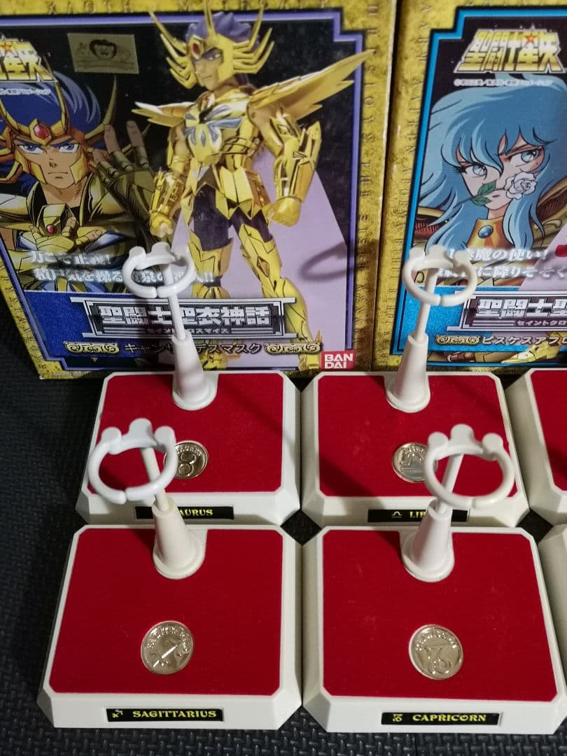 聖闘士星矢　聖闘士聖衣神話　全　ゴールド　セイント　台座　マイス　フィギュア