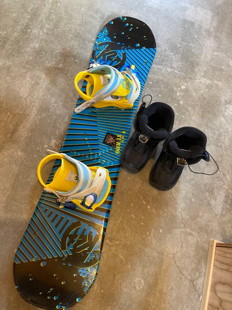 K2 MINI TURBO スノーボード110cm ブーツ18-19cm