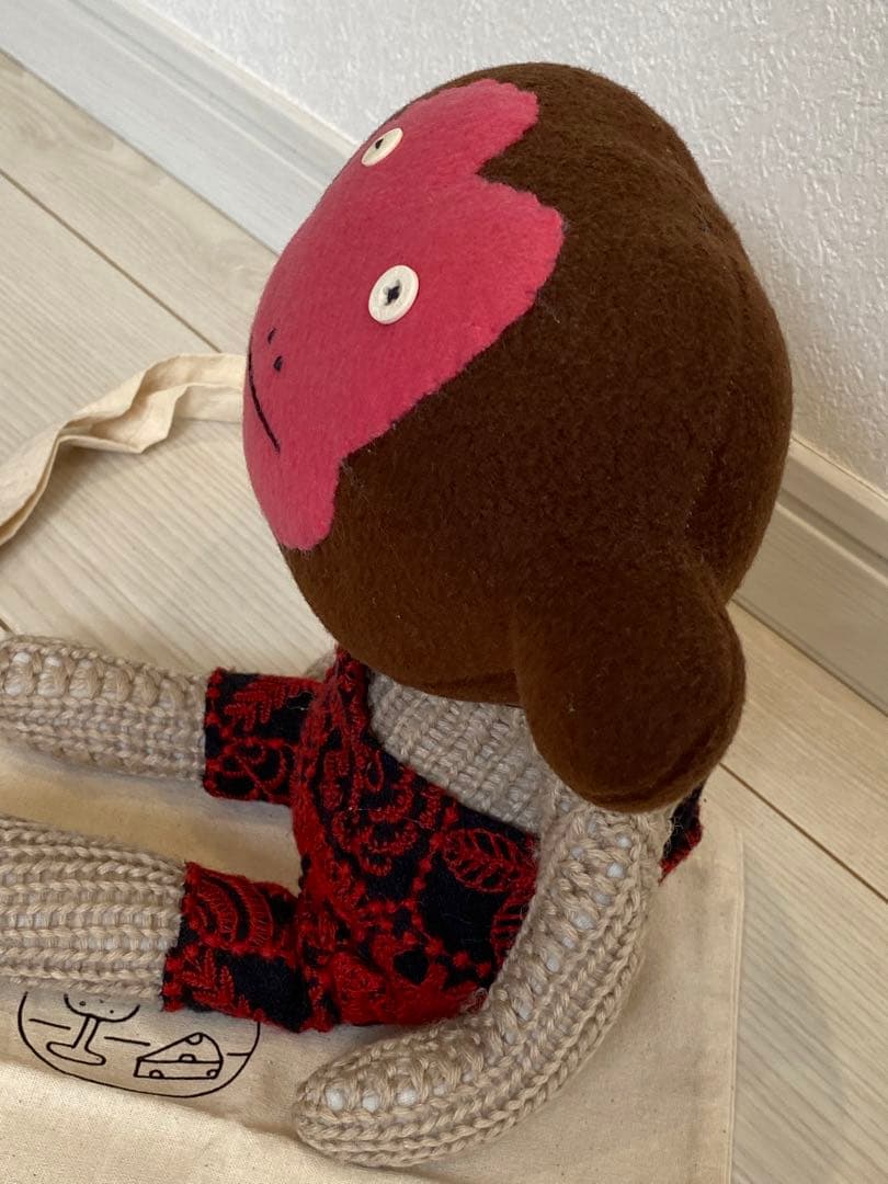 Miyu　ボビーダラス 超美品 お猿さん 手作り一点もの エコバッグ付