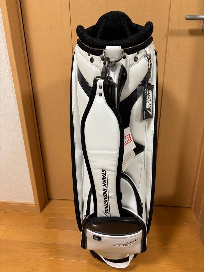 マーベル STARK INDUSTRIES キャディバッグ ホワイト 未使用