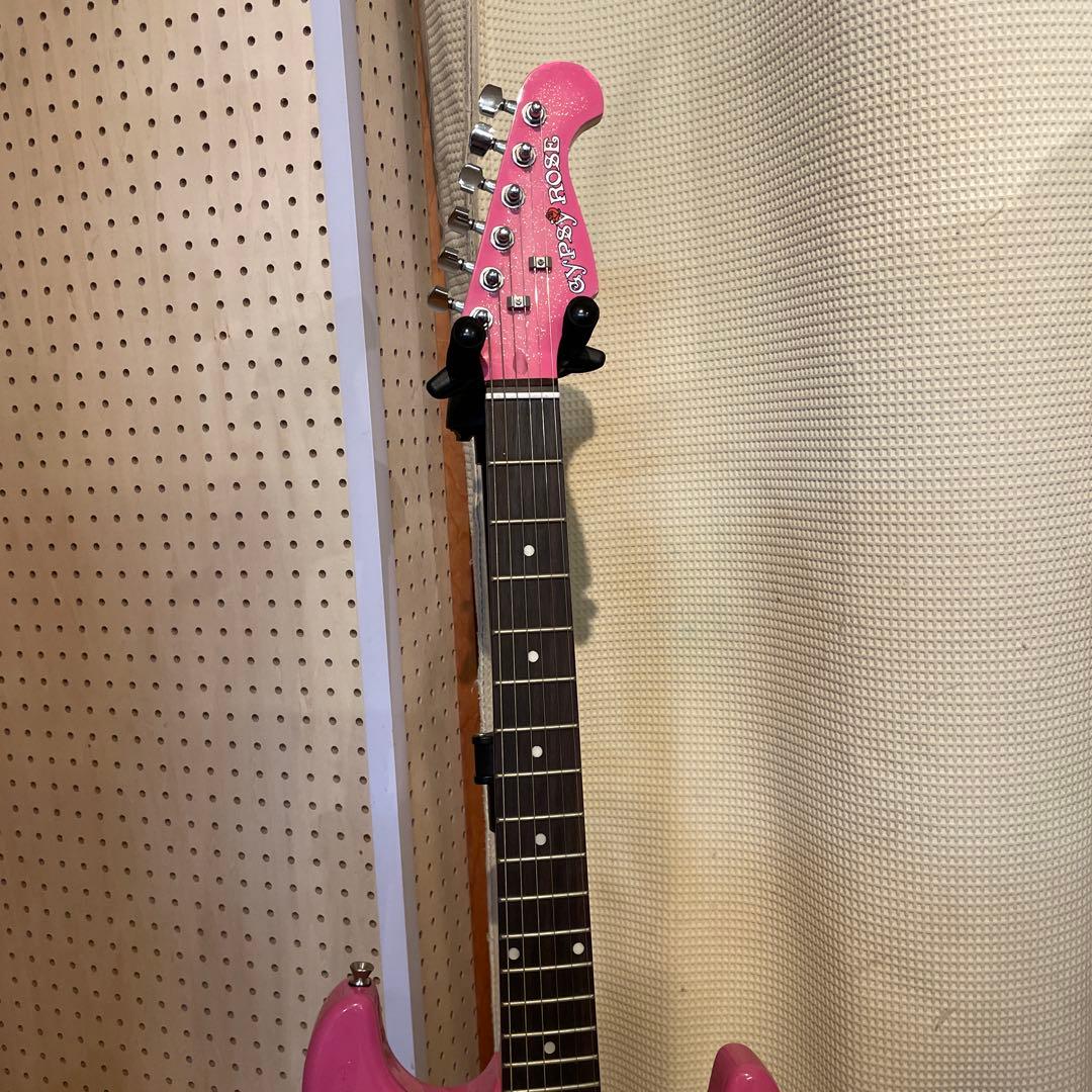 【なは】Gypsy Rose エレキギター ピンク ジプシーローズ