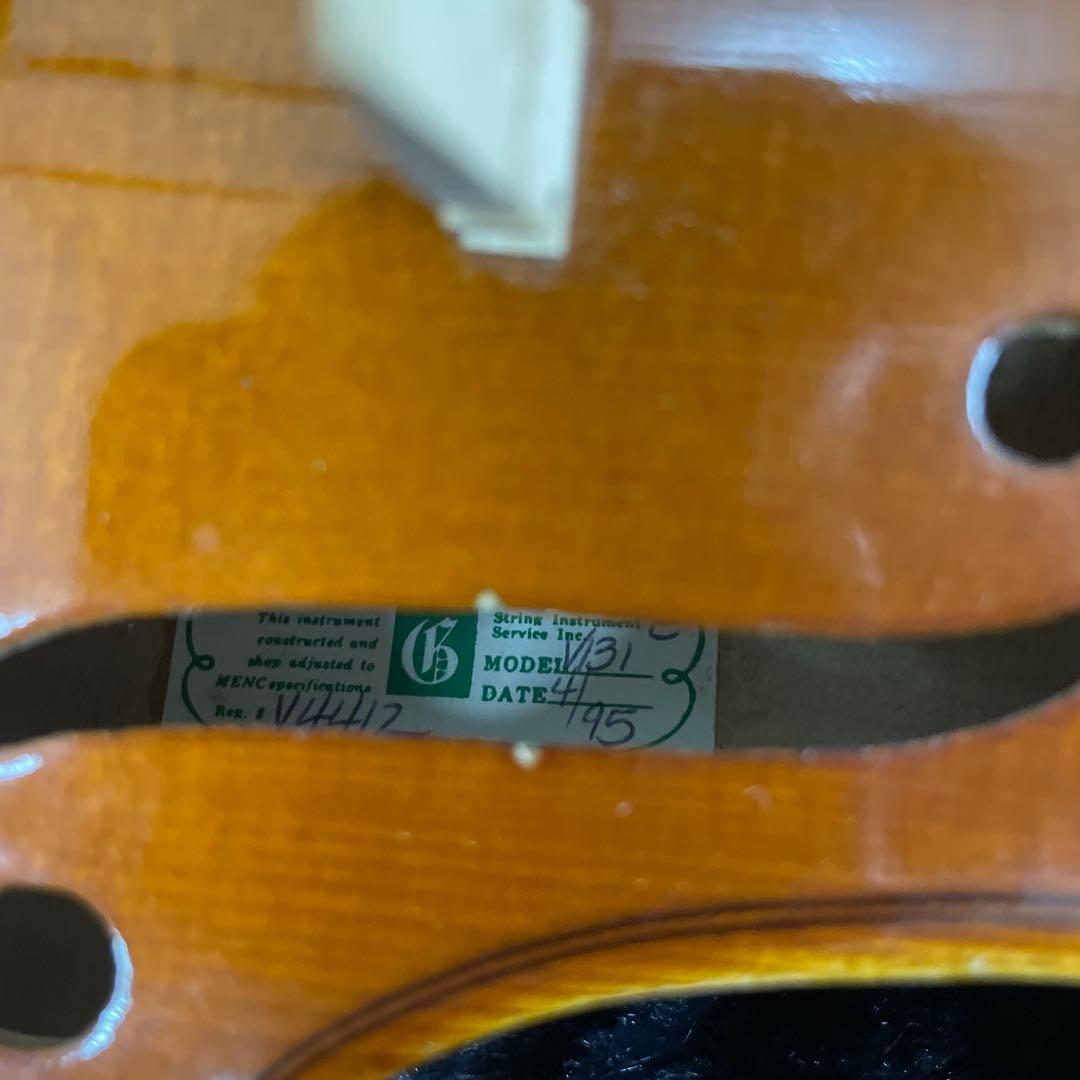 G.R.Seidel バイオリン V131 4/4サイズ ケース付属 弓 刻印