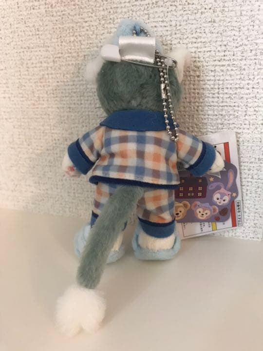 【タグ付き】ダッフィー ジェラトーニ ぬいぐるみバッジ オータムスリープオーバー