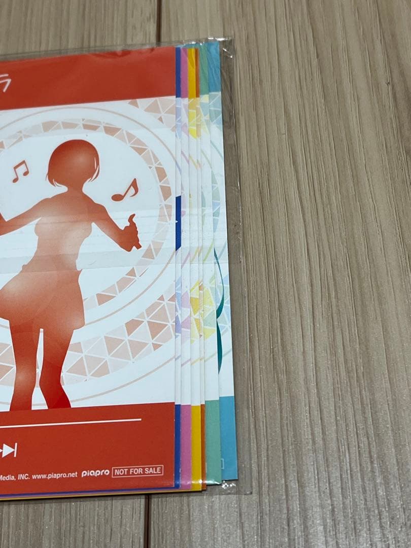 初音ミク　歌詞カード7種　アニメガ