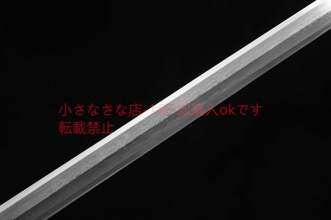 天祥八面唐剣百錬文様鋼酸枝木銅装 唐剣  模造刀·模擬刀 居合刀