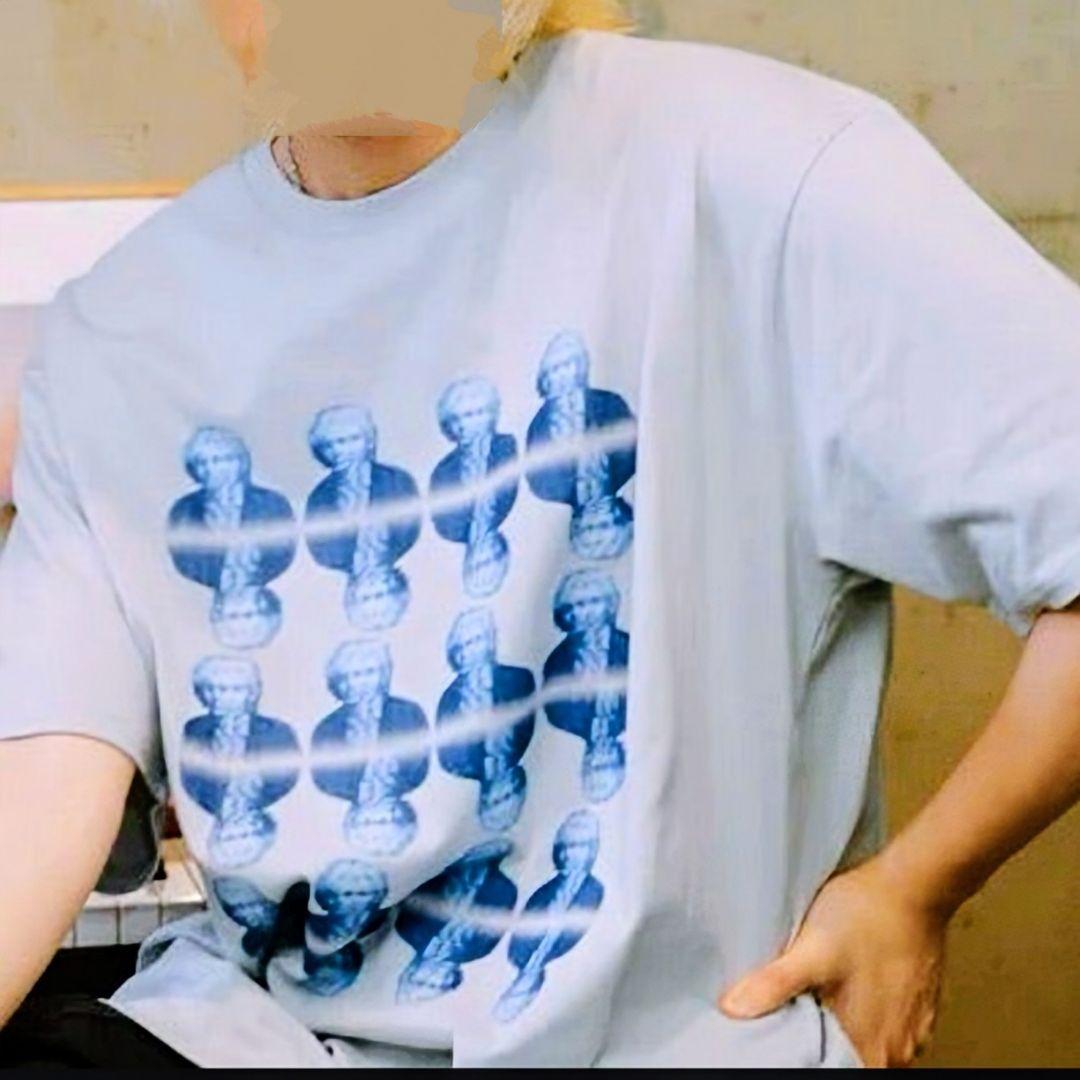 藤井風グッズ 2024USツアーTシャツ　半袖　グレー　Mサイズ