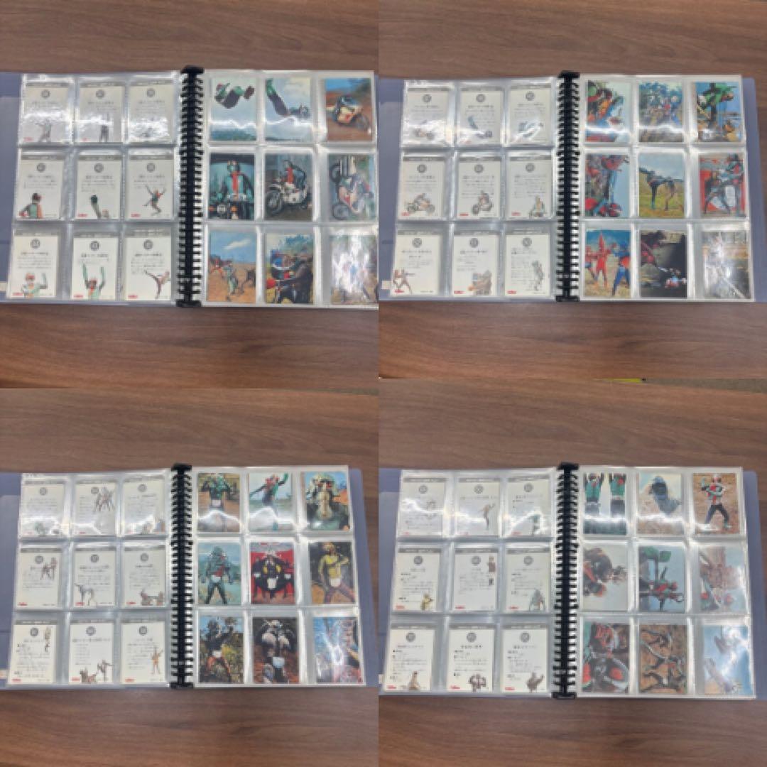 昭和レトロ カルビー 仮面ライダーカード 連番 ラッキーカード