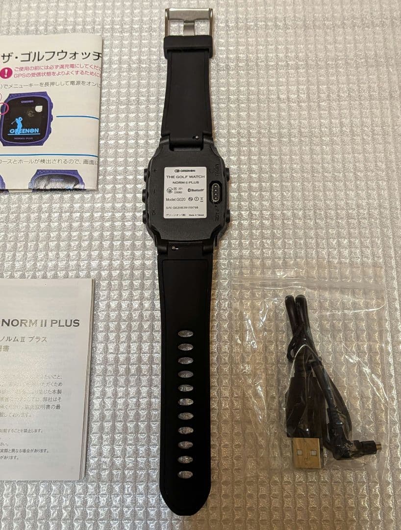 グリーンオン NORM II PLUS ゴルフウォッチ GPSナビ(使用１回)