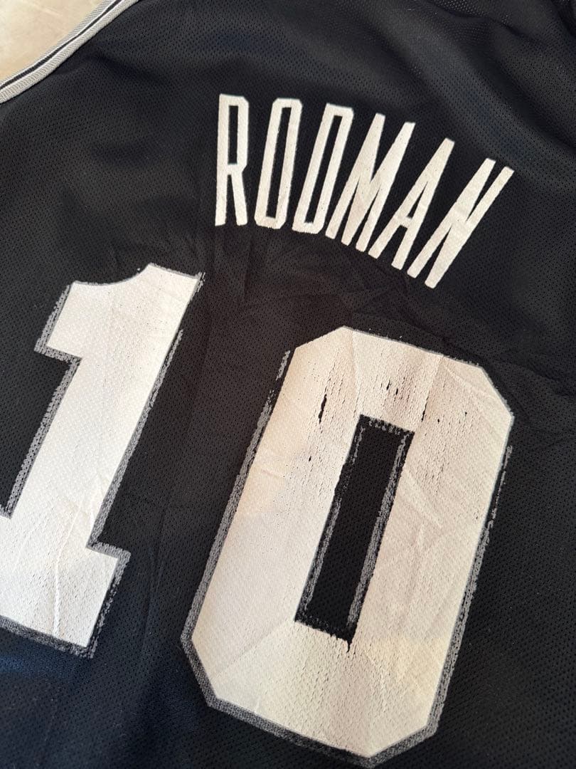 NBA スパーズ ロッドマン Champion製 USA製 サイズ48 黒