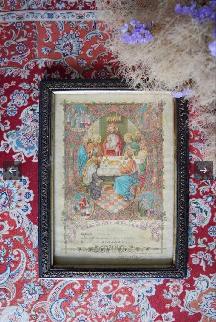 アンティーク絵画ヴィンテージ　古道具　蚤の市