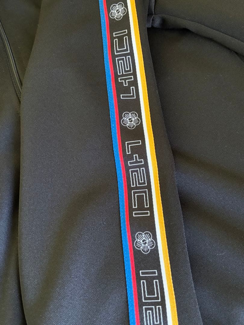 【ハングルロゴ】NERDY ハングルトラックジャケット ブラック M 韓国限定