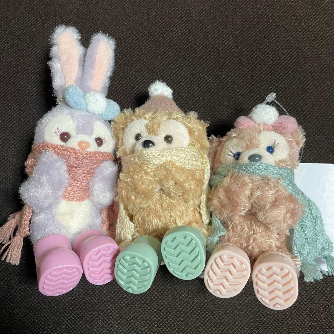 ディズニー　シー　ダッフィー 　ダンシングスノーフレークス　ぬいぐるみチャーム