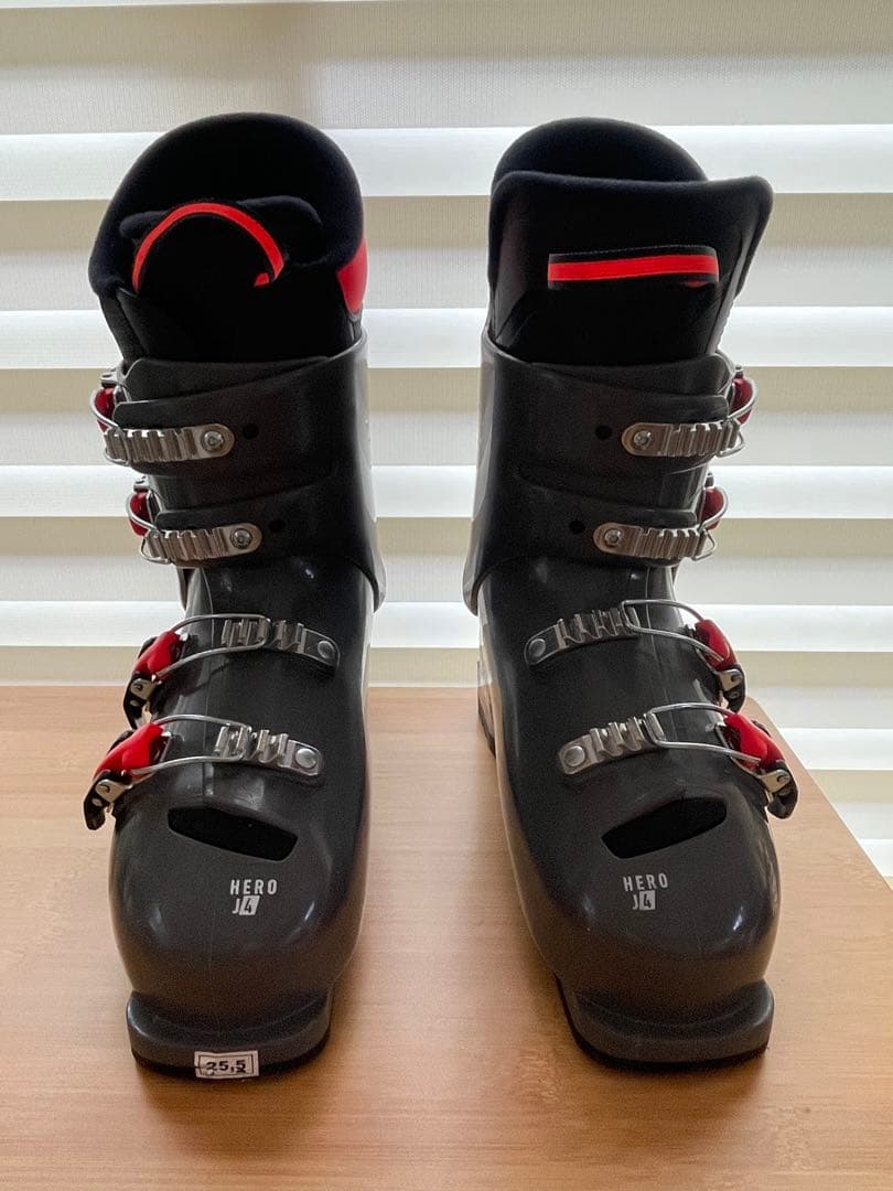 ROSSIGNOL HERO J4 スキーブーツ 25.5cm グレー/レッド