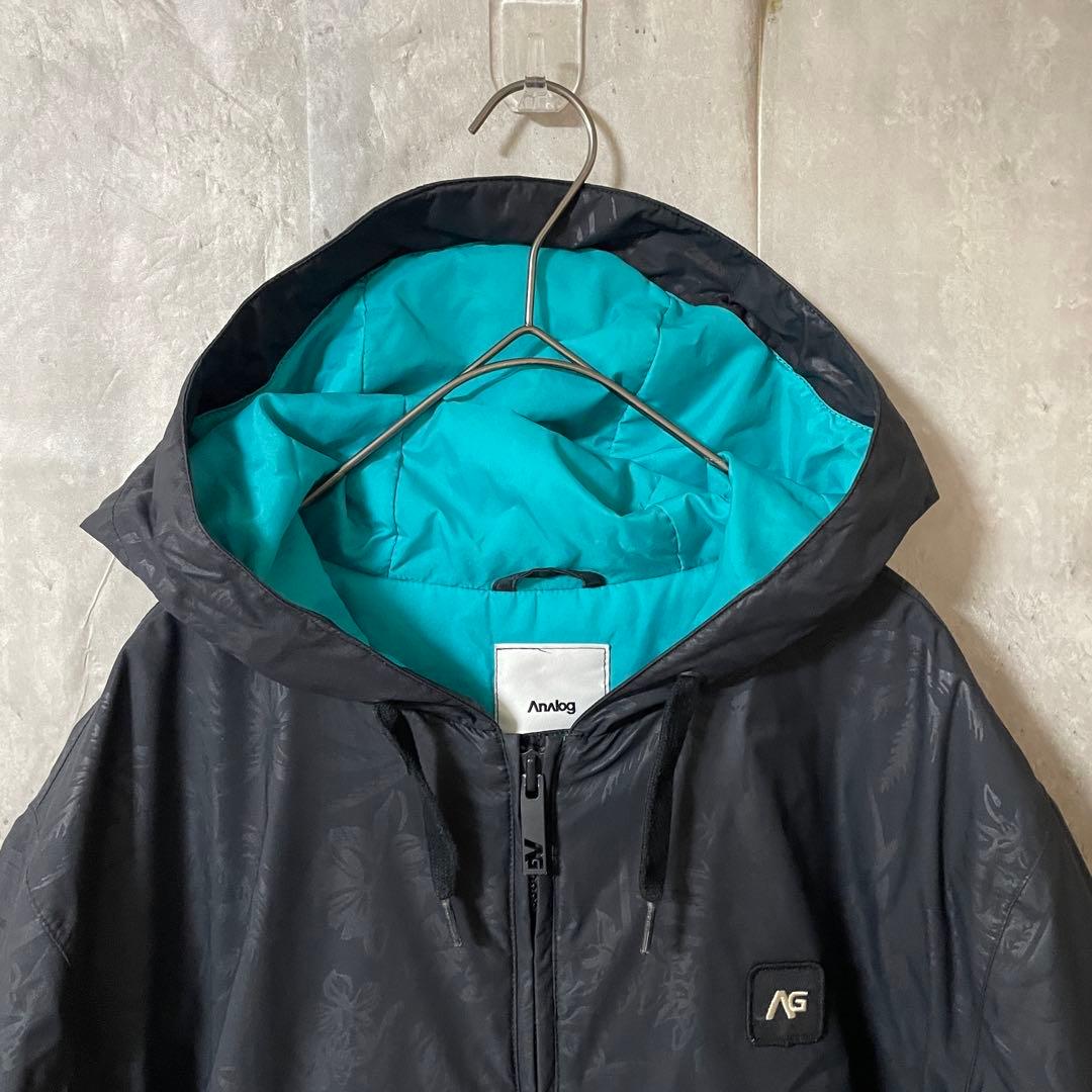 Burtonバートンスキーウェアスノーボードジャケットパーカーハーフジップ黒希少