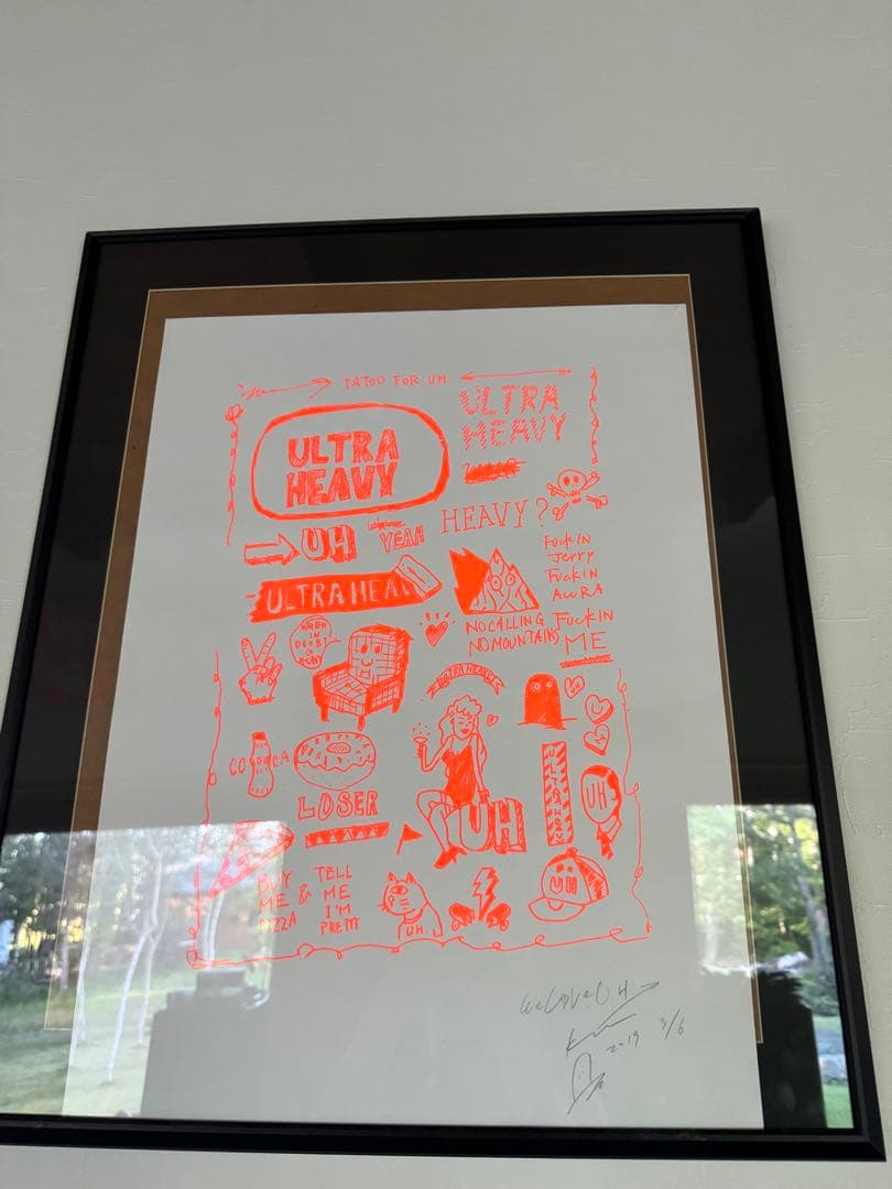 ULTRA HEAVY アートプリント　神山隆二　ジェリー鵜飼