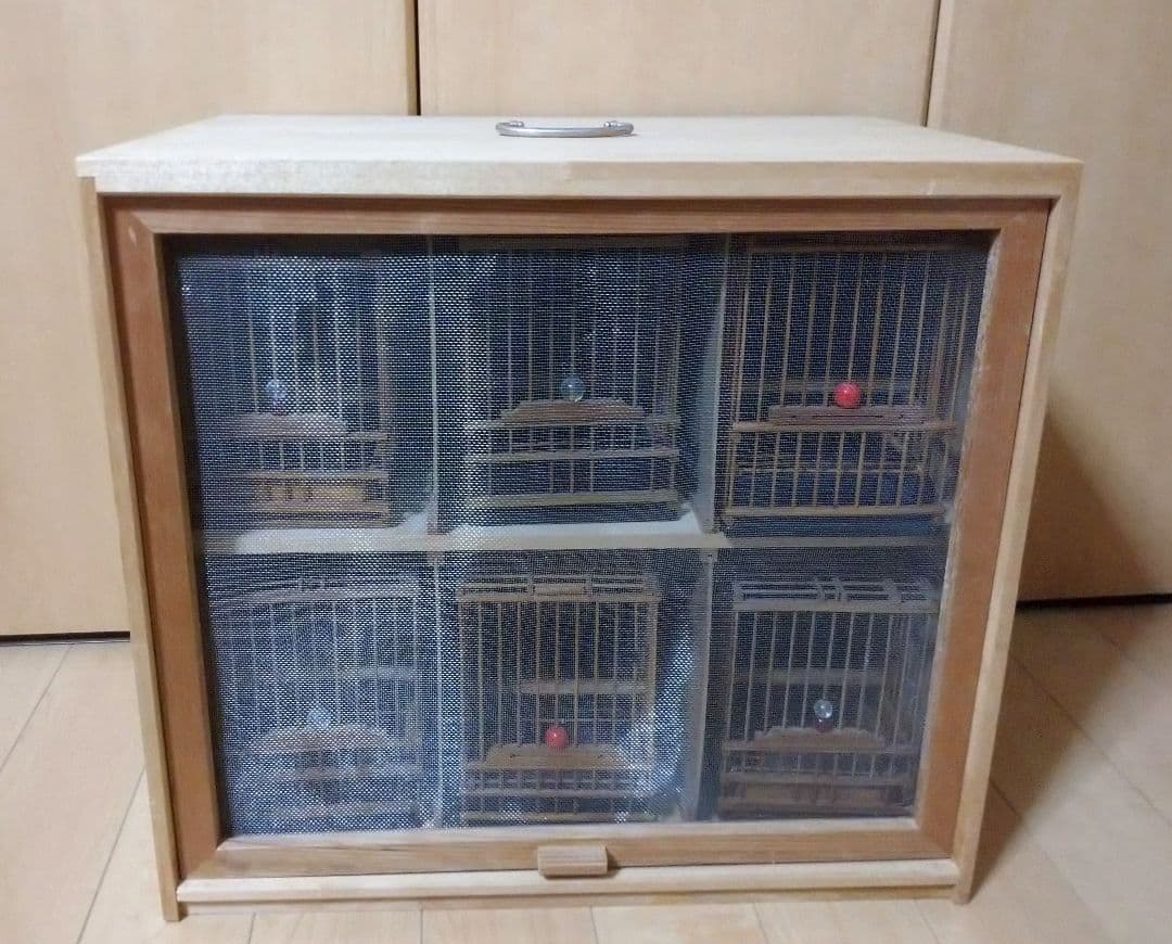 メジロ籠 6個 & 寝かせ箱 セット