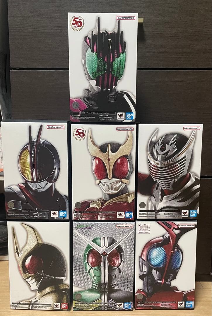 キャプテン　真骨彫仮面ライダー6体セット