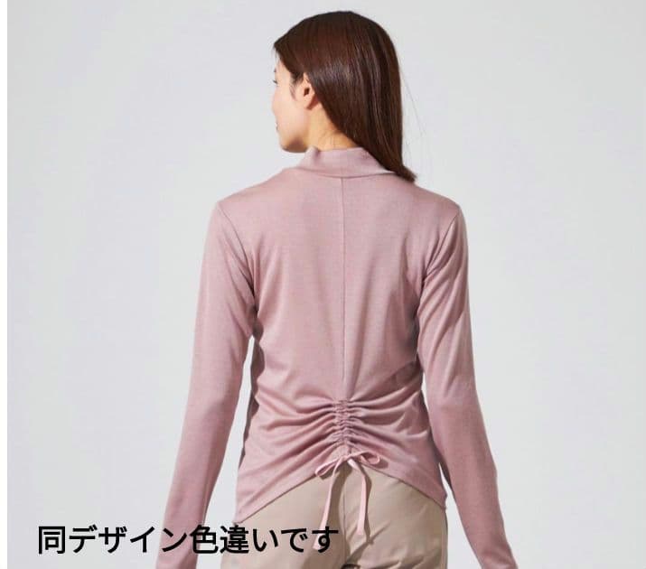 新品　チャコット　トップス　ドロースリングハイネックTシャツ　ネイビー