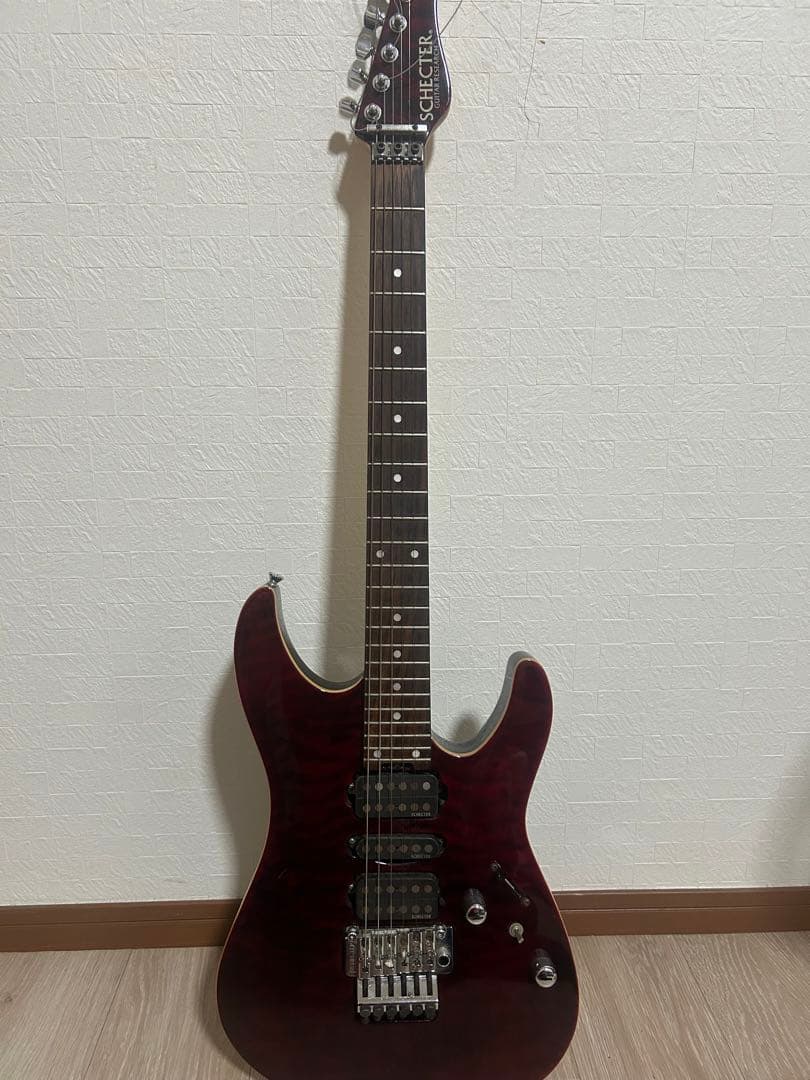 Schecter シェクター　ワインレッド　エレキギター【中古】