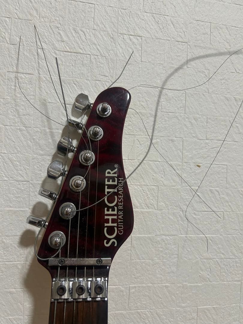 Schecter シェクター　ワインレッド　エレキギター【中古】