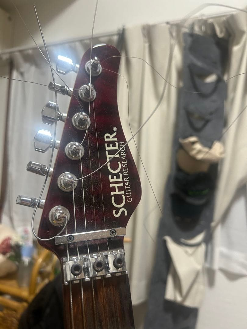 Schecter シェクター　ワインレッド　エレキギター【中古】