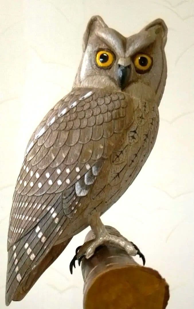 バードカービング　コノハズク