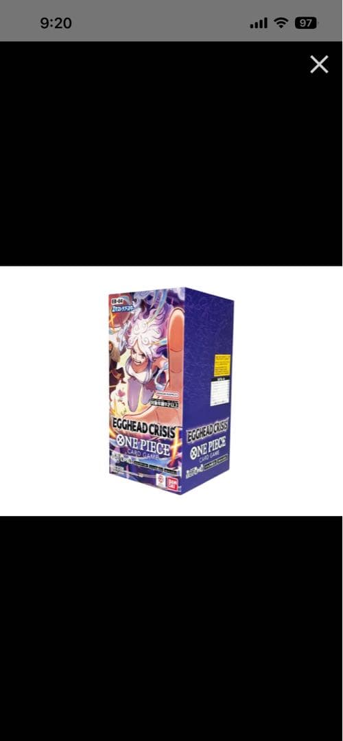 EGGHEAD CRISIS ONE PIECE 新品未回復1BOX