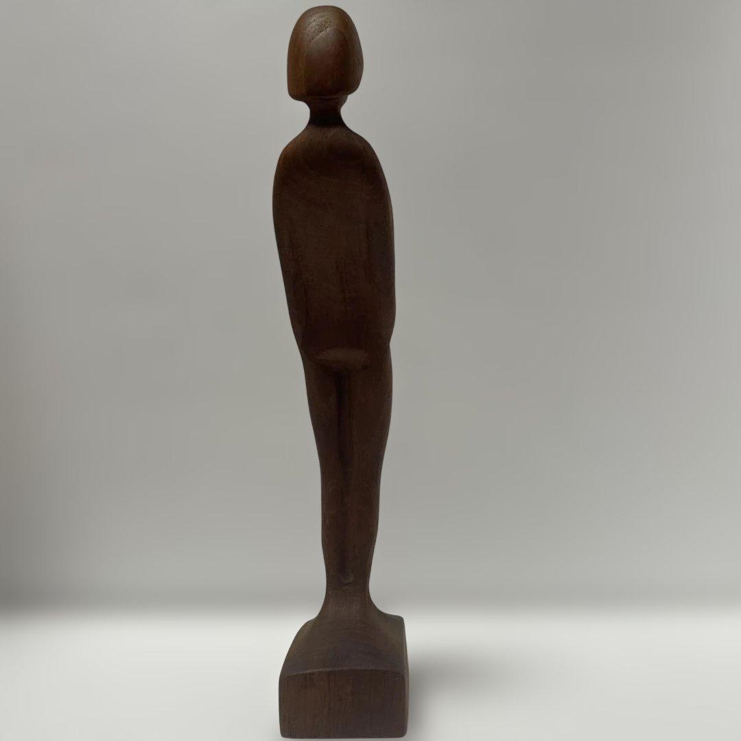 アルネバッセ ArneBasse 木製 抽象彫刻 裸婦像 オブジェ デンマーク