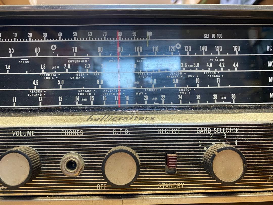 Hallicrafters sw-500 短波　受信機　ジャンク