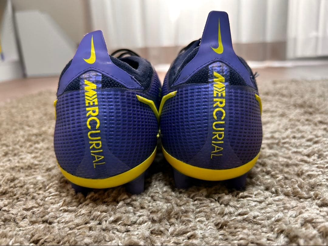 Nike Mercurial サッカーシューズ 紫/黄色