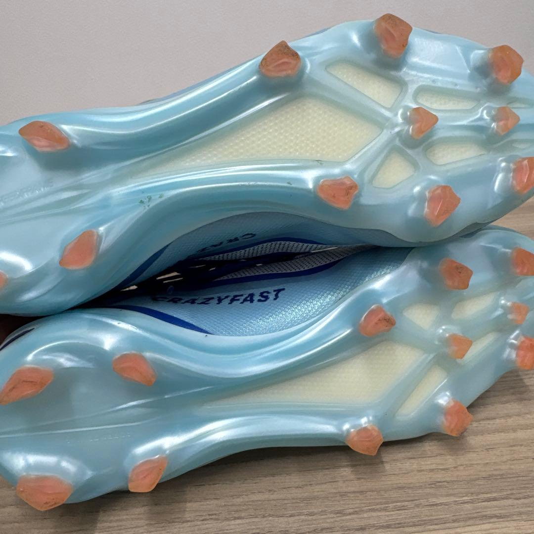 クレイジーファーストサッカーシューズ スパイク 青 27.0