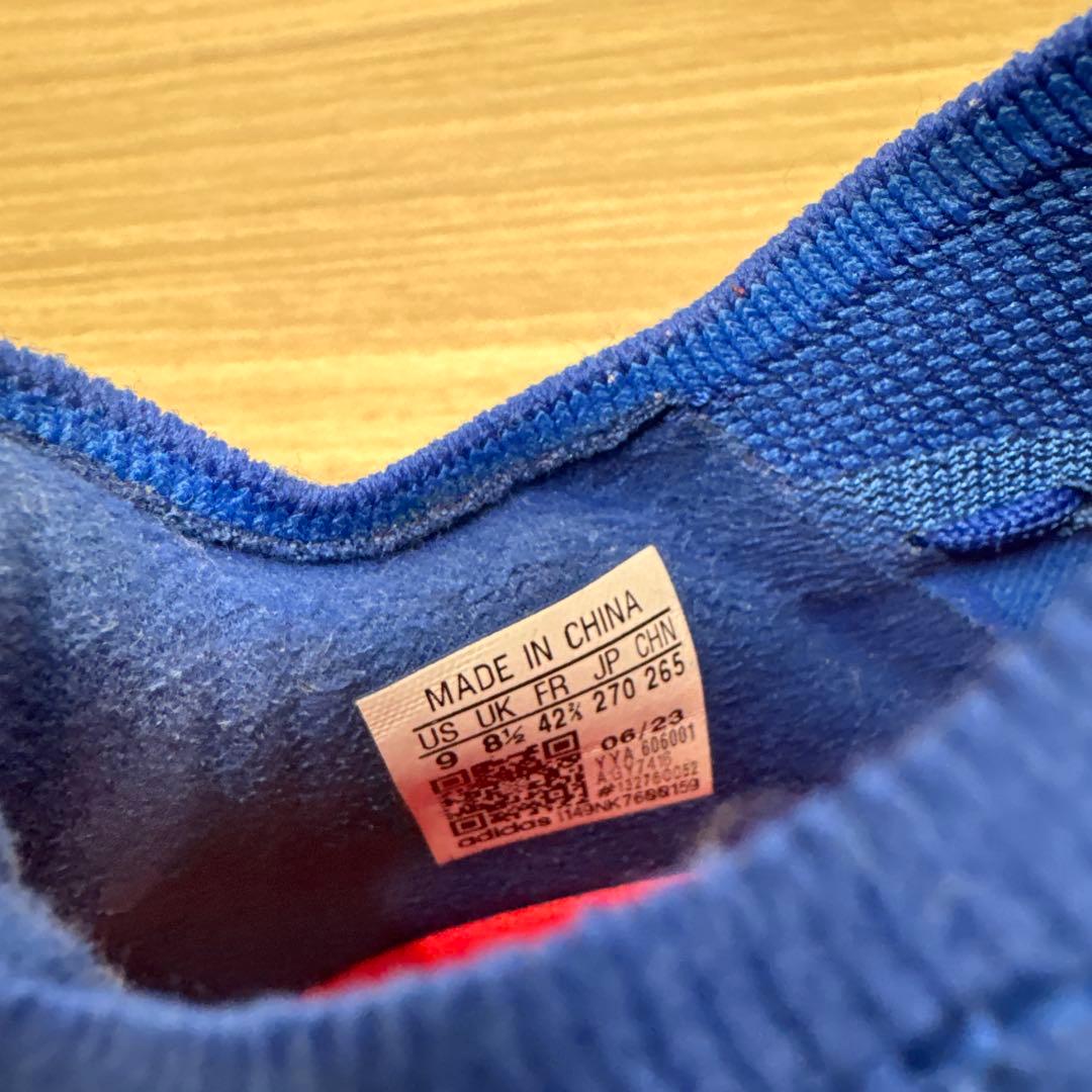 クレイジーファーストサッカーシューズ スパイク 青 27.0