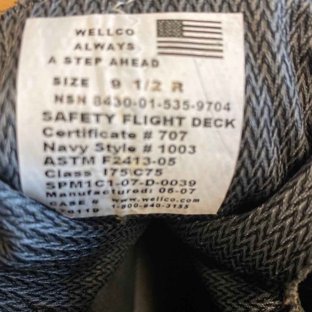 WELLCO (ウェルコ) SAFETY FLIGHT DECK ブーツ