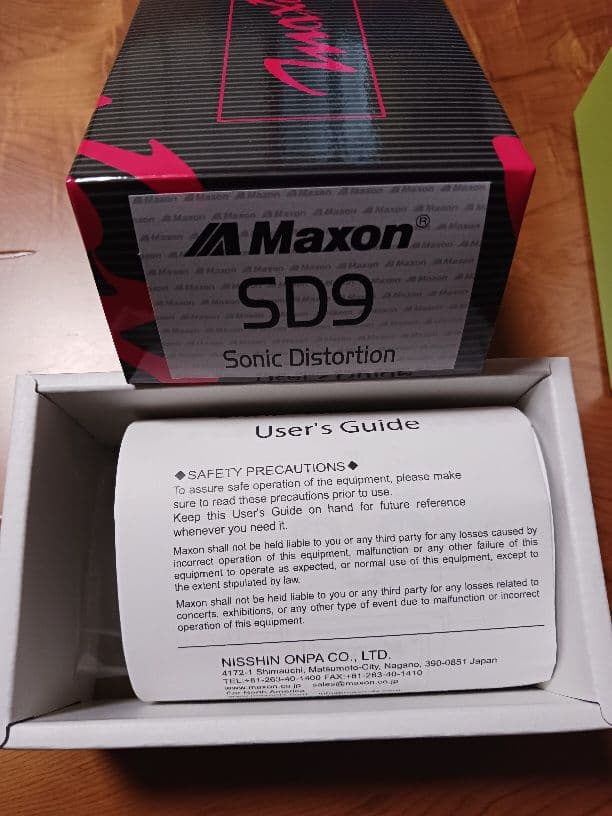 【極美品】MAXON SD-9 日本製